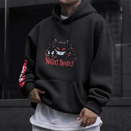 Pokémon Unisex Anime Gengar Hoodie-Anime x kingdom