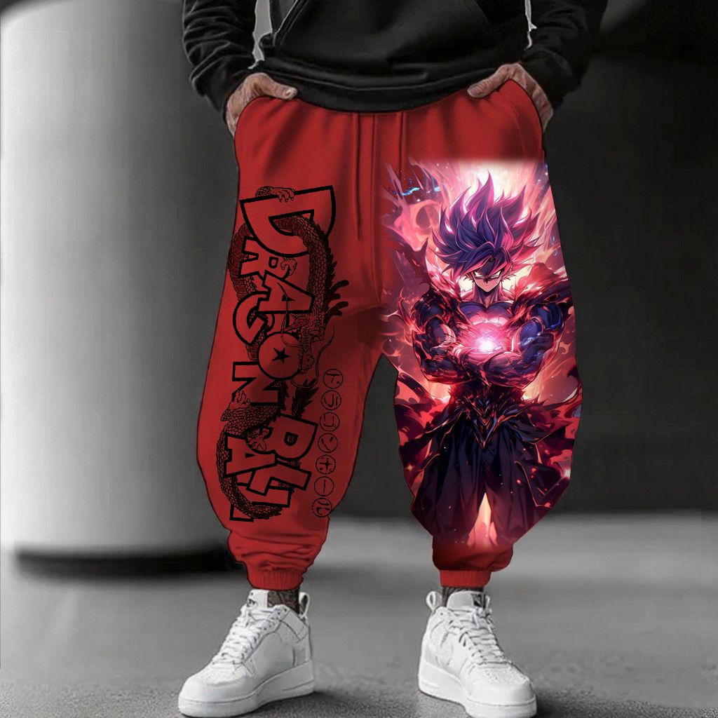 Unisex Casual Anime Streetwear Pants-comicclothing