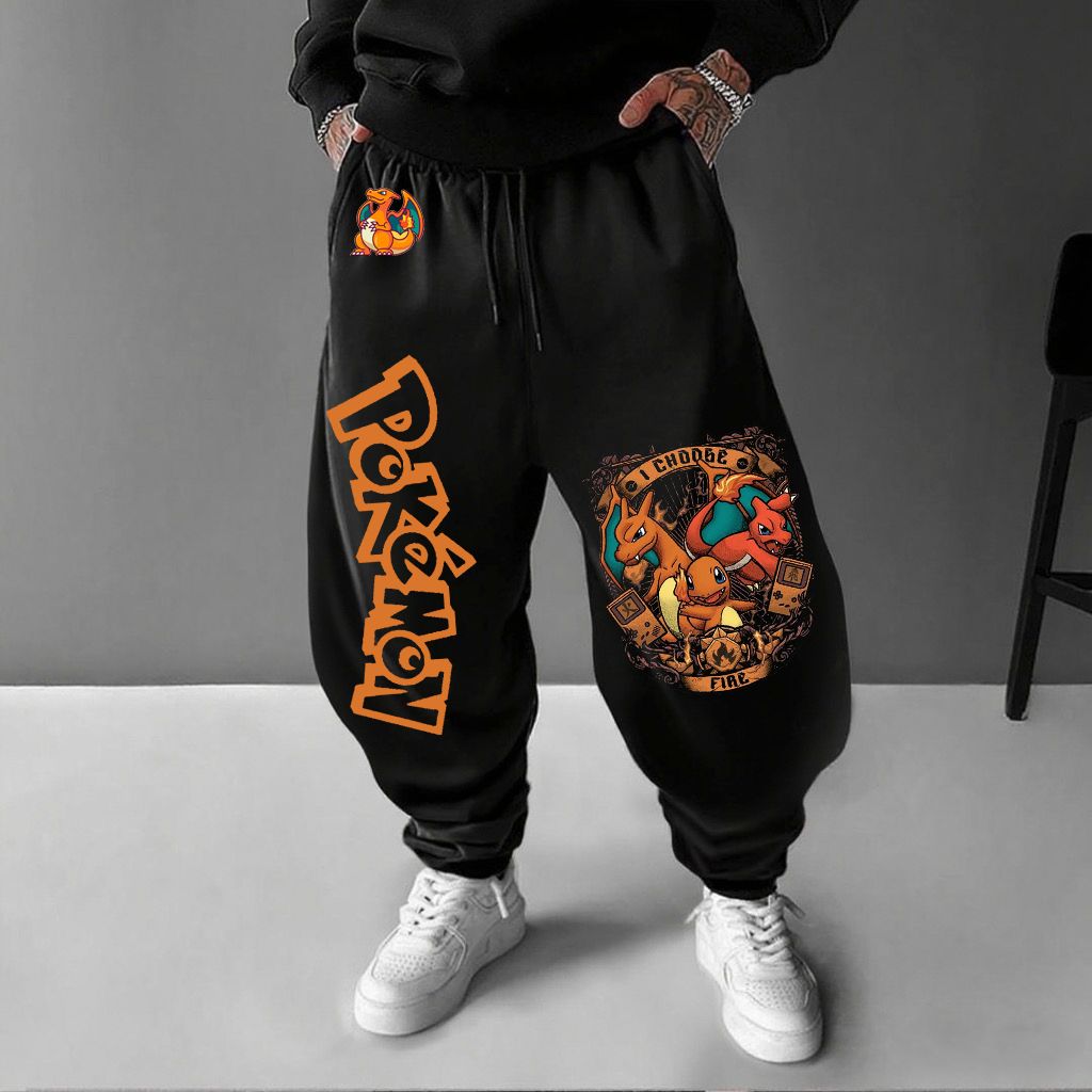 Unisex Casual Anime Streetwear Pants-comicclothing