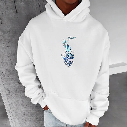 Pokémon Unisex Anime Eevee Hoodie-Anime x kingdom