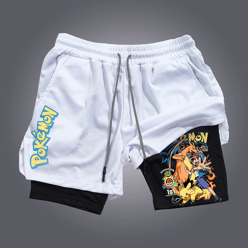 Unisex Casual Anime Streetwear Shorts-comicclothing
