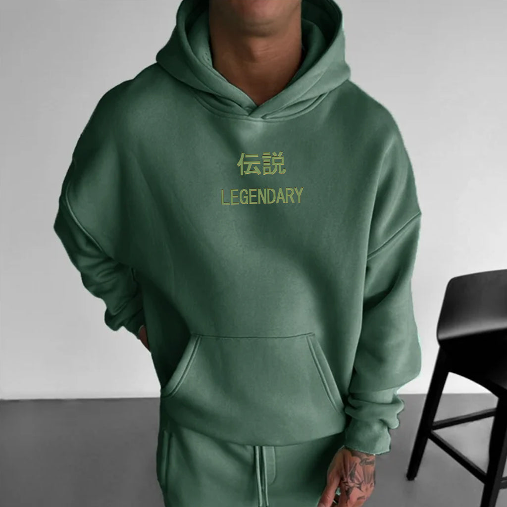 Oversized Unisex Anime Print Hoodie
