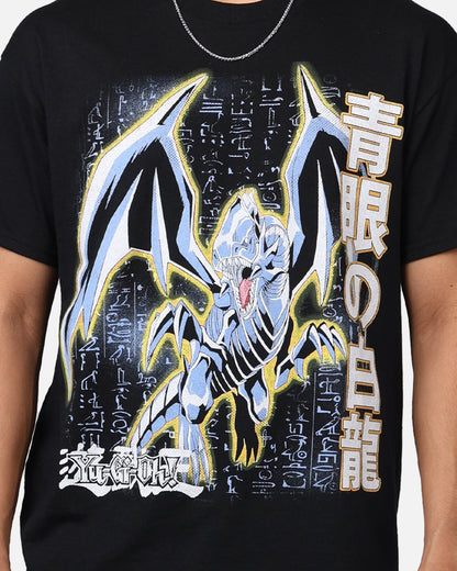 Yu-Gi-Oh! Blue Eyes White Dragon T-Shirt Black