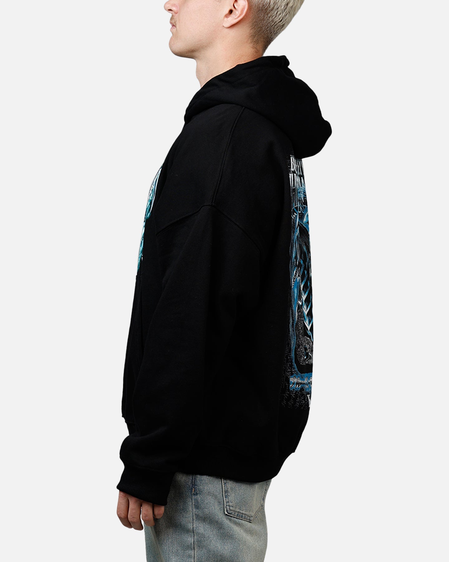 Yu-Gi-Oh! Blue Eyes White Dragon Premium Hoodie Black