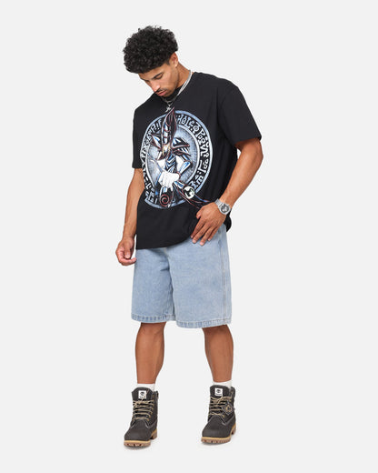Yu-Gi-Oh! Dark Magician Card Heavyweight T-Shirt Black