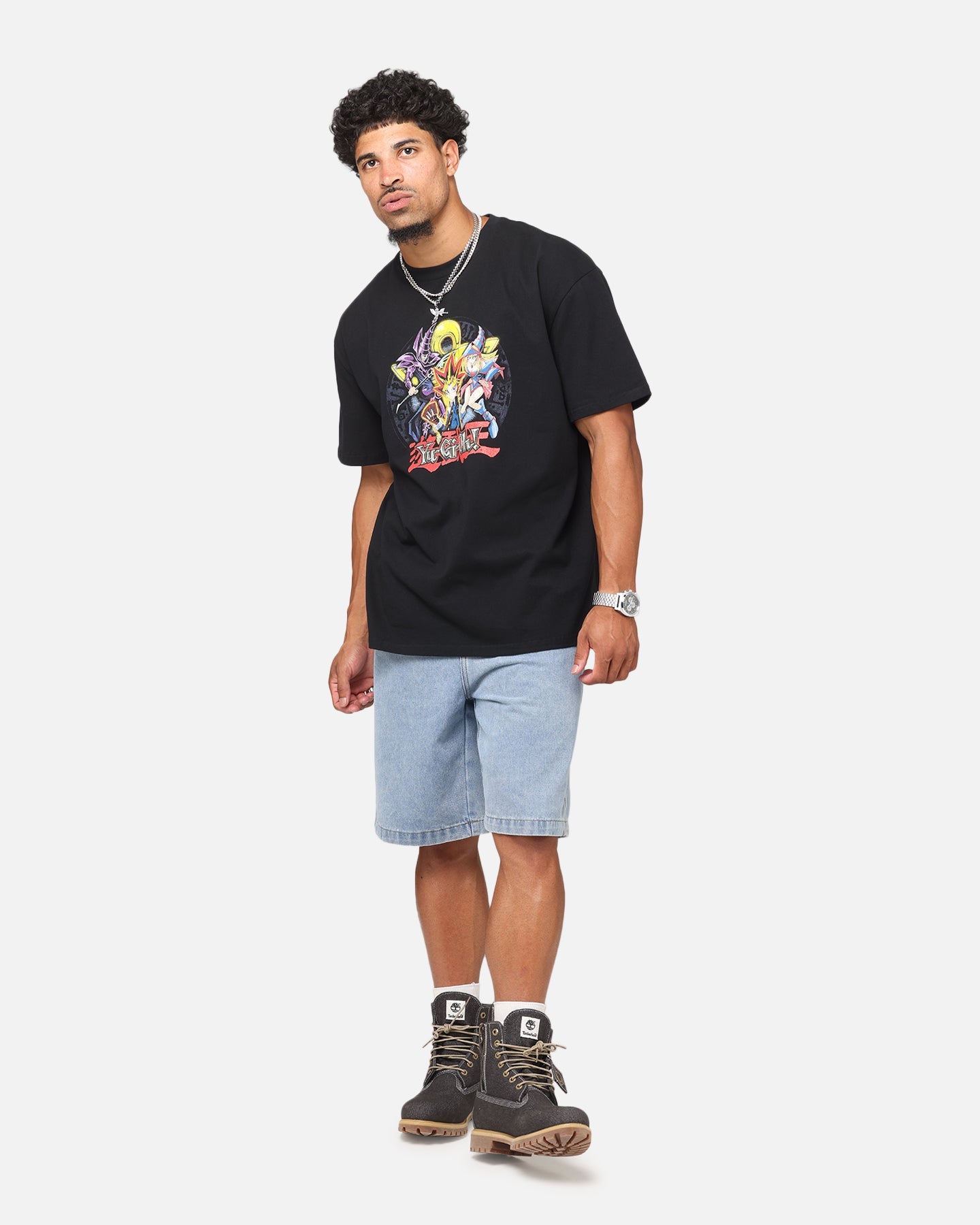 Yu-Gi-Oh! Yugi Mutou Heavyweight T-Shirt Black