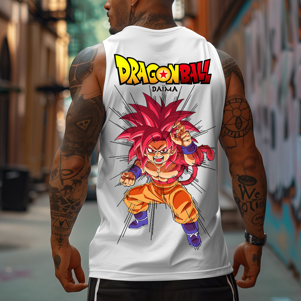 Unisex Anime Graphic Streetwear Vintage Gym Tank Top