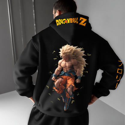 Unisex Anime Print  Casual Oversized Hoodie