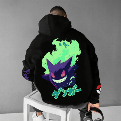 Pokémon Unisex Anime Gengar Hoodie-Anime x kingdom