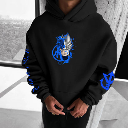 Unisex Anime Print  Casual Oversized Hoodie