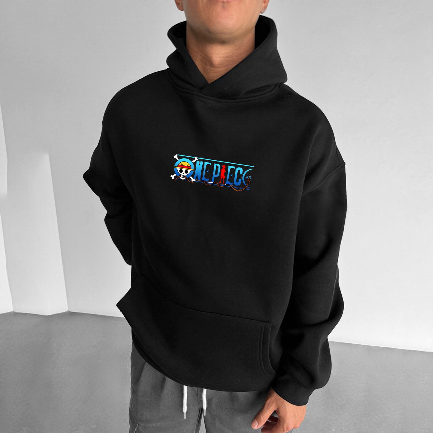 Unisex Oversized Anime Print Hoodie |-Anime x kingdom