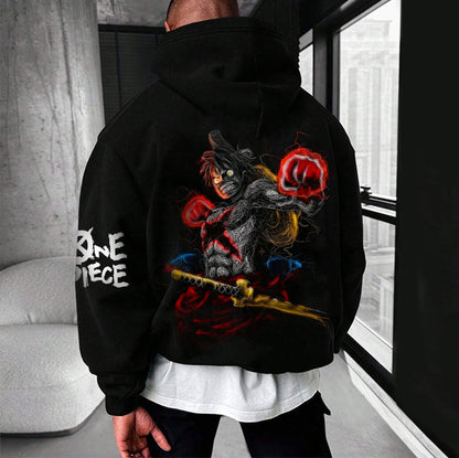 Unisex Vintage Hoodie丨-Anime x kingdom