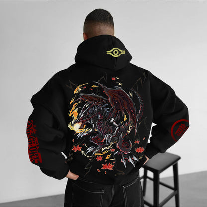 Unisex “Yu-Gi-Oh！” Anime Style Retro Hoodie