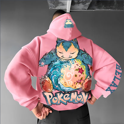 Unisex “Pokémon” Anime Graphic Streetwear Vintage Hoodie