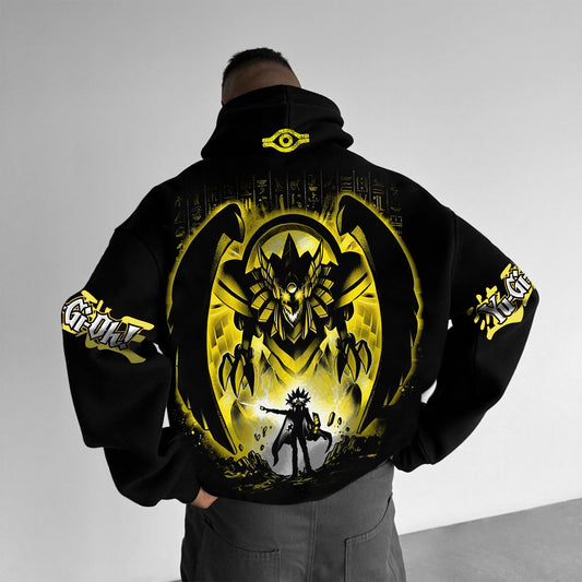 Unisex  “Yu-Gi-Oh！”   Anime Style Retro Hoodie