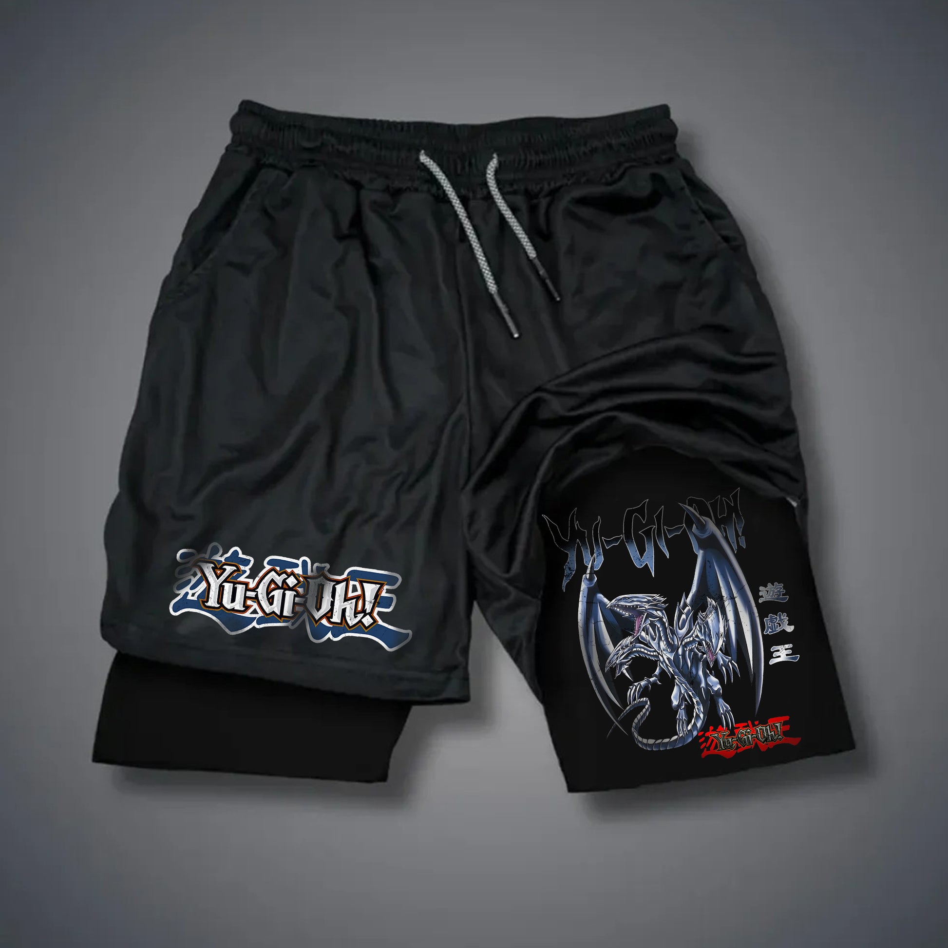 Unisex "Yu-Gi-Oh!"  Anime Style Retro Shorts-comicclothing