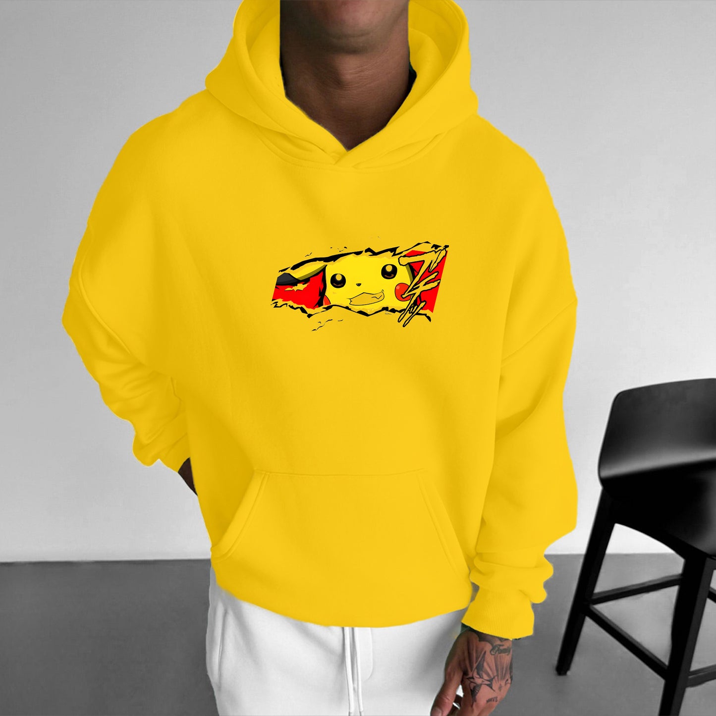 Unisex Anime Graphic Streetwear Vintage Hoodie