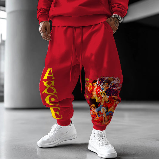 Unisex Casual Anime Streetwear Pants-AnimeClothe