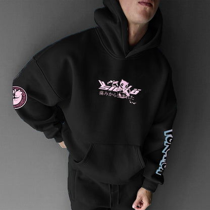 Unisex Anime Graphic Streetwear Vintage Hoodie