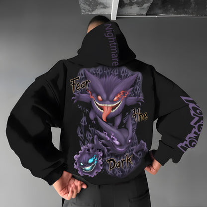 Unisex Anime Graphic Streetwear Vintage Hoodie