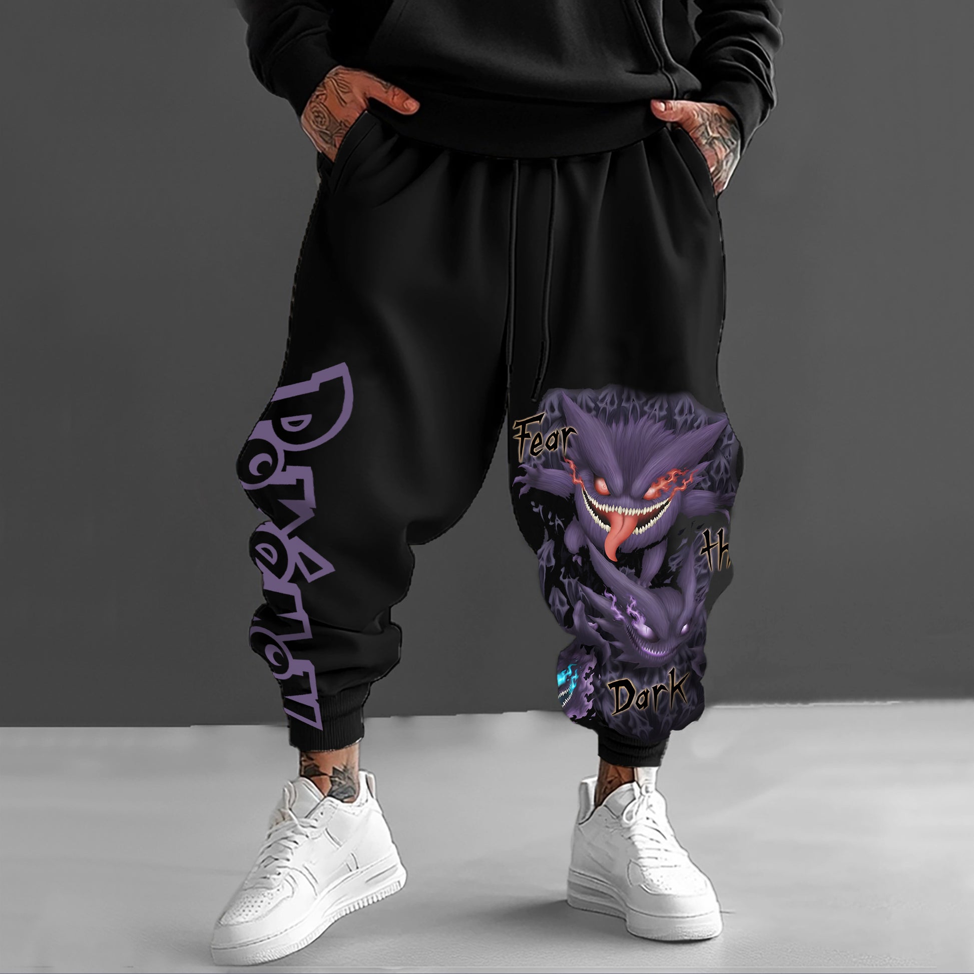Unisex Casual Anime Streetwear Pants
