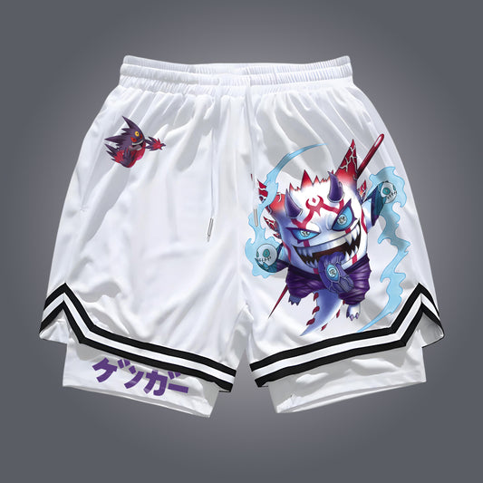 Unisex Casual Anime Streetwear Shorts-Anime x kingdom