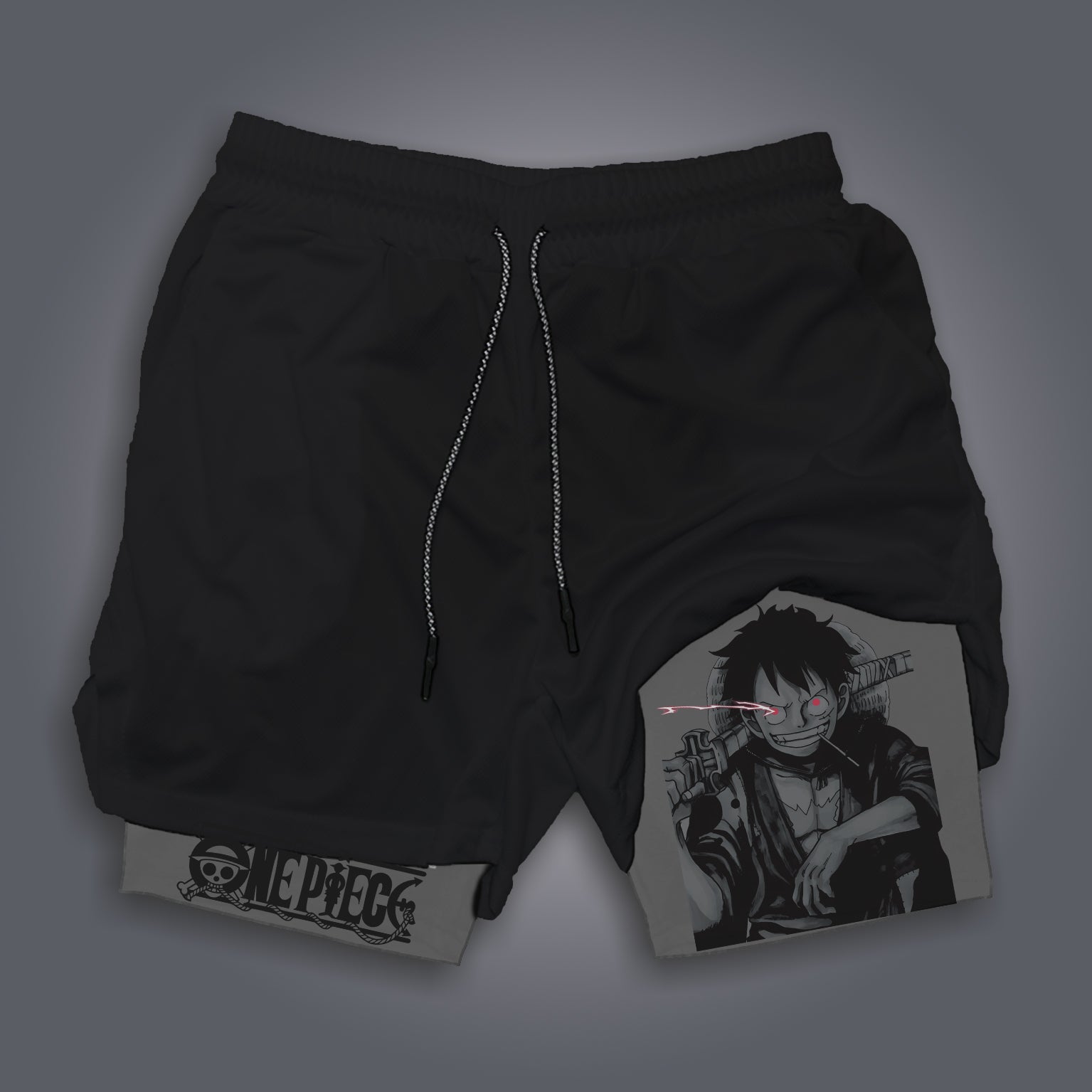 Unisex Casual Anime Streetwear Shorts-AnimeClothe