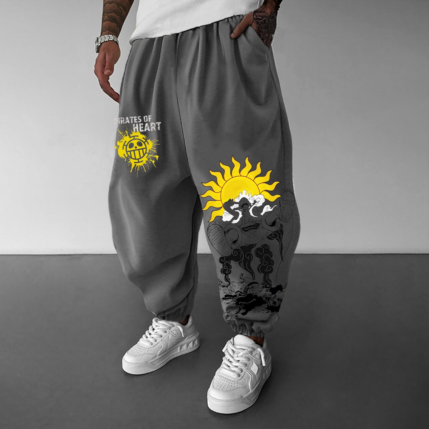Unisex Anime Inspired Vintage Pants丨