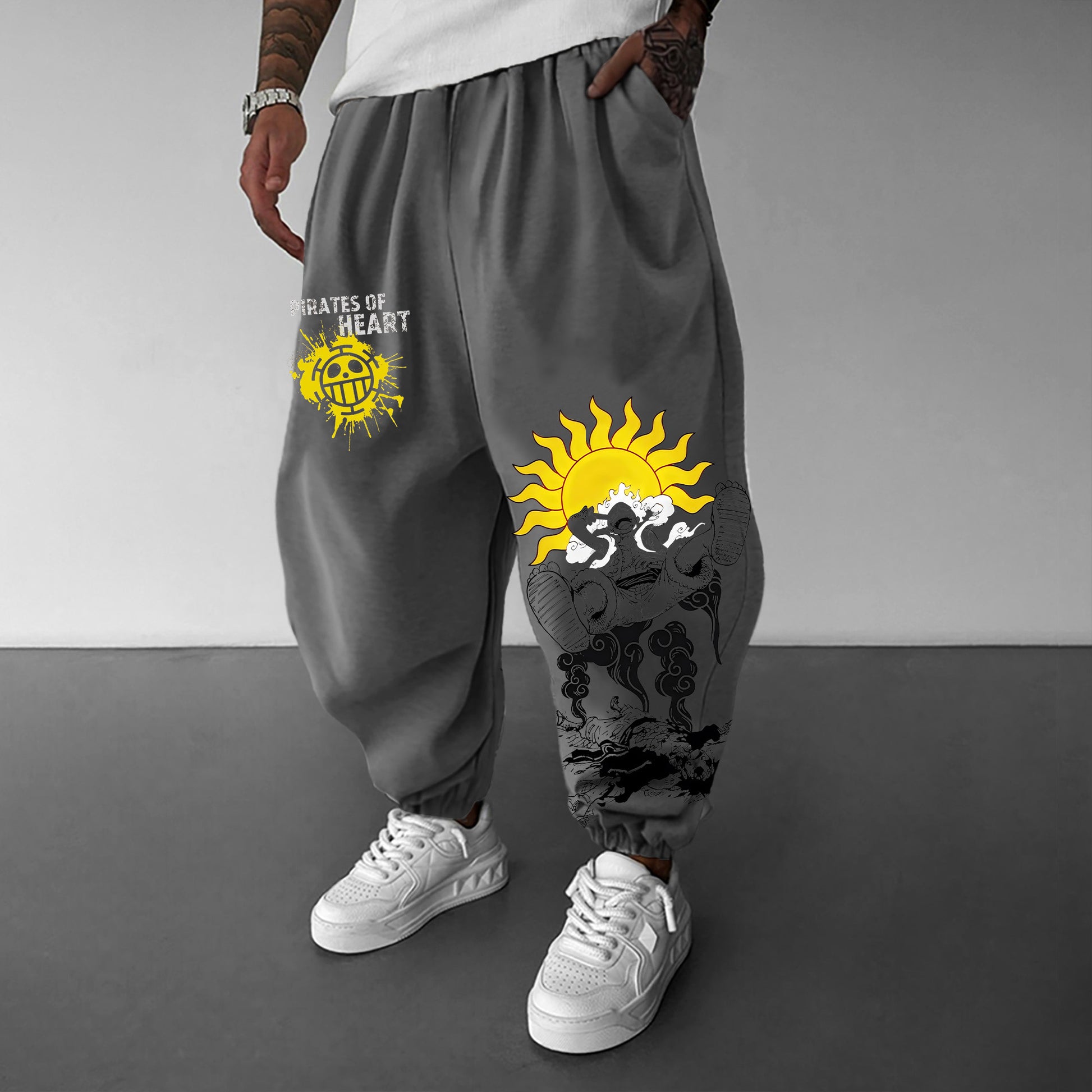 Unisex Anime Inspired Vintage Pants丨