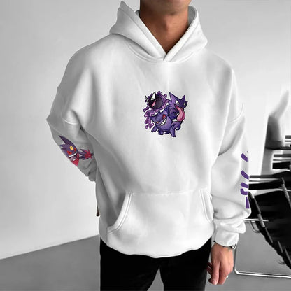 Unisex Anime Graphic Streetwear Vintage Hoodie