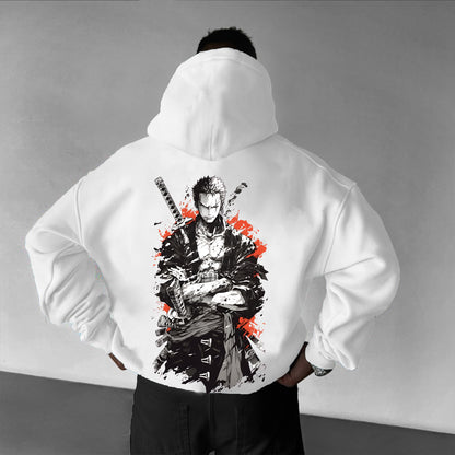 Unisex Oversized Anime Print Hoodie |-Anime x kingdom
