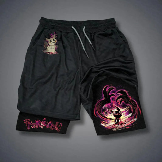 Unisex Casual Anime Streetwear Shorts-comicclothing