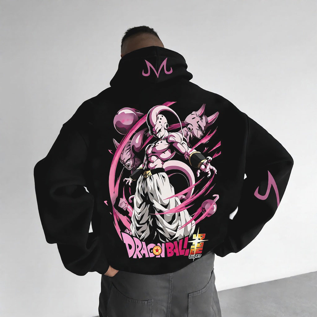Unisex Anime Print  Casual Oversized Hoodie-Anime x kingdom