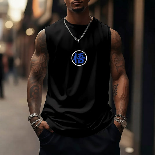 Unisex Anime Sleeveless Tank Top-Anime x kingdom