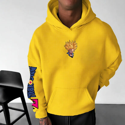 Unisex Anime Print  Casual Oversized Hoodie-Anime x kingdom