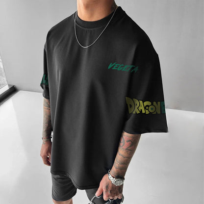 Unisex Anime Inspired Vintage T-Shirt-Anime x kingdom