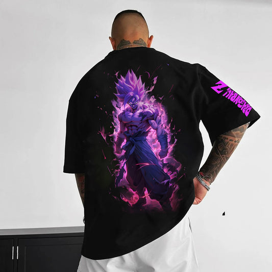 Unisex Anime Inspired Vintage T-Shirt-Anime x kingdom