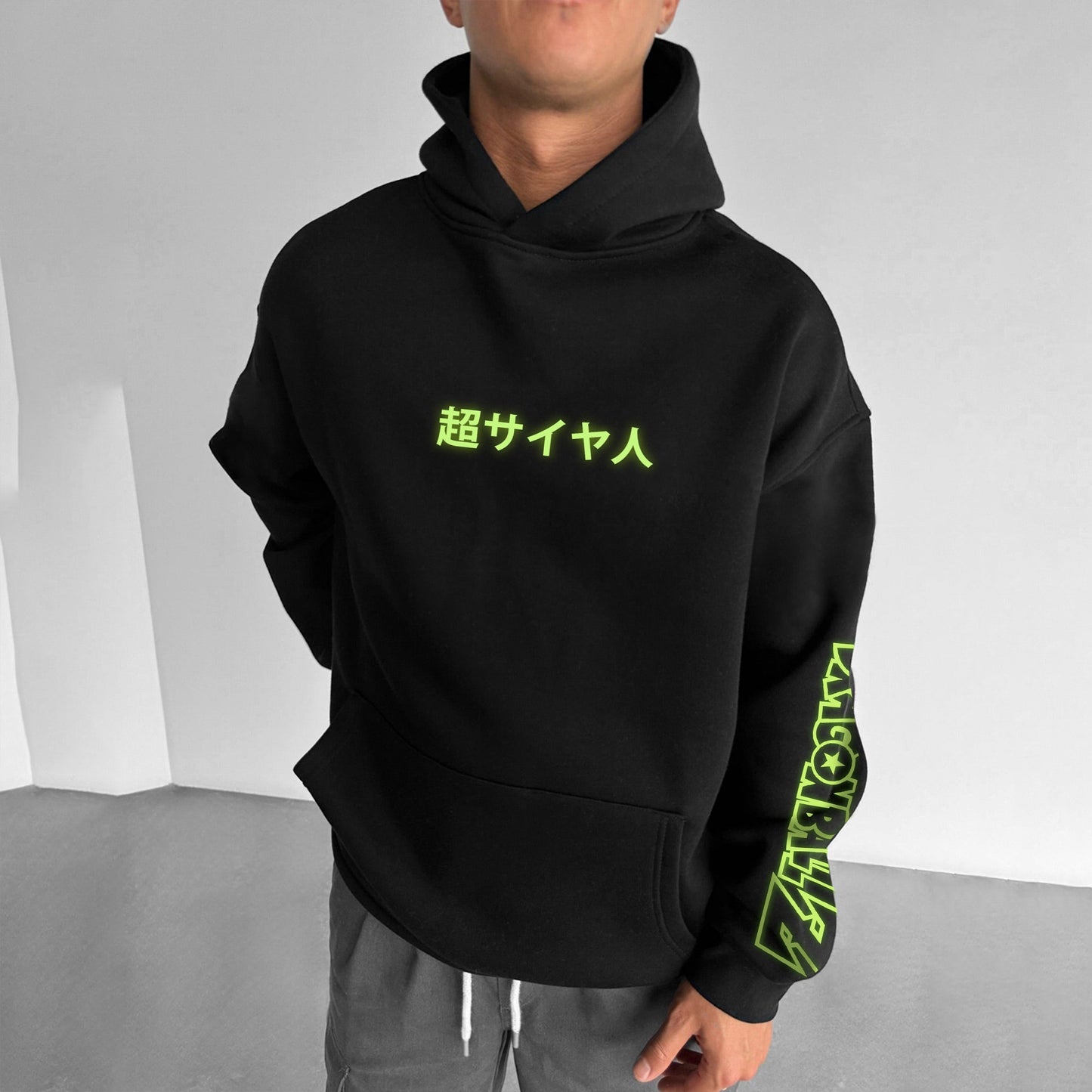 Unisex Anime Print  Casual Oversized Hoodie-Anime x kingdom