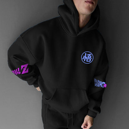 Unisex Anime Print  Casual Oversized Hoodie-Anime x kingdom