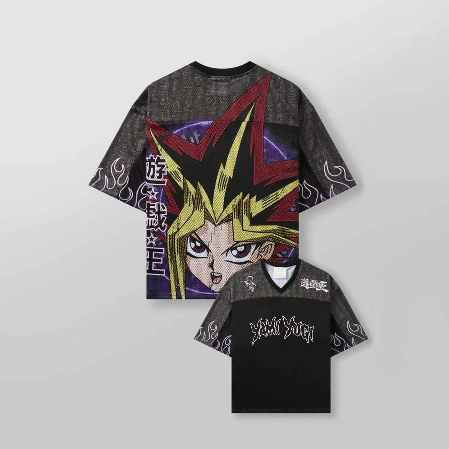 Unisex Anime Style Retro I Mesh T-Shirt