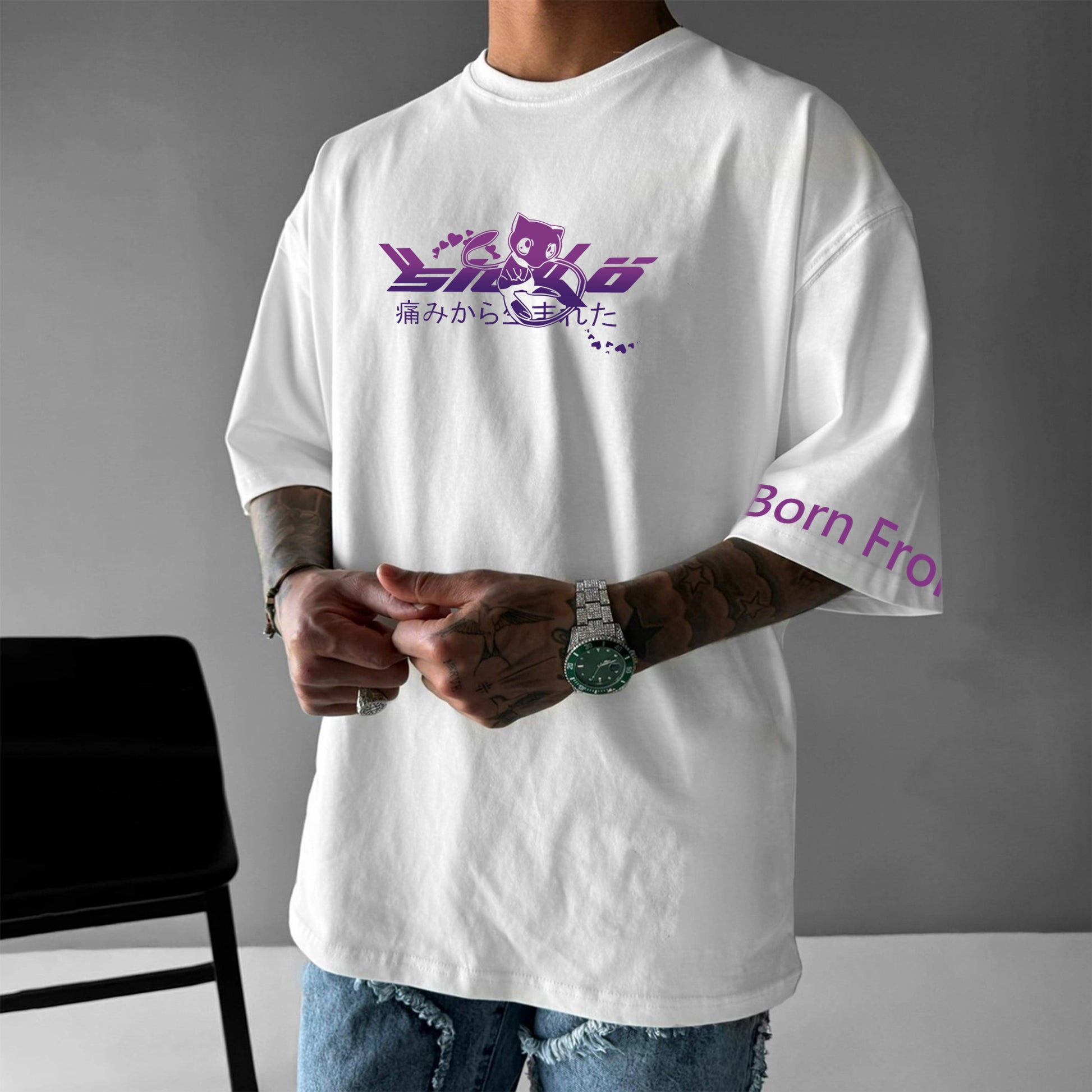 Unisex Anime Inspired Vintage T-Shirt