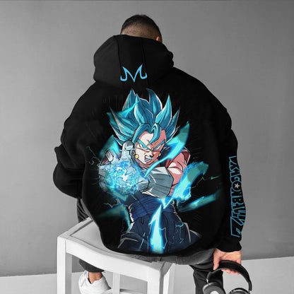 Unisex Anime Print  Casual Oversized Hoodie-Anime x kingdom