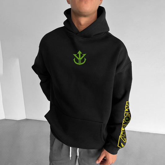 Unisex Anime Print  Casual Oversized Hoodie-Anime x kingdom