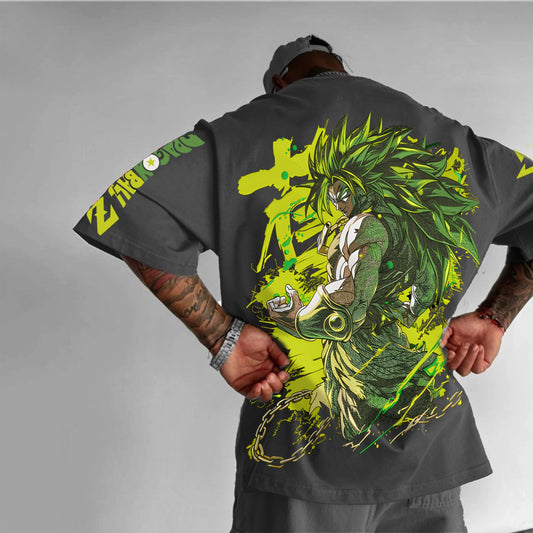Unisex Anime Inspired Vintage T-Shirt-Anime x kingdom