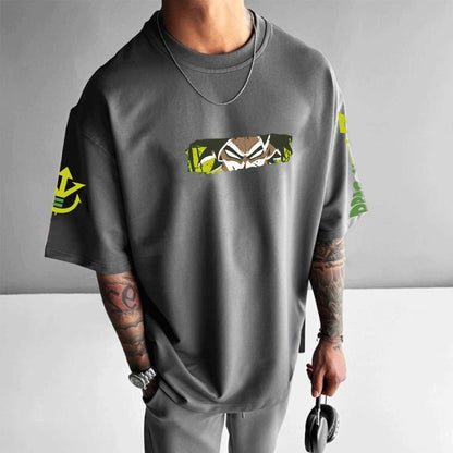 Unisex Anime Inspired Vintage T-Shirt-Anime x kingdom