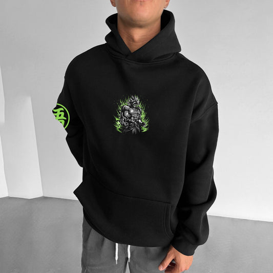 Unisex Anime Print  Casual Oversized Hoodie-Anime x kingdom