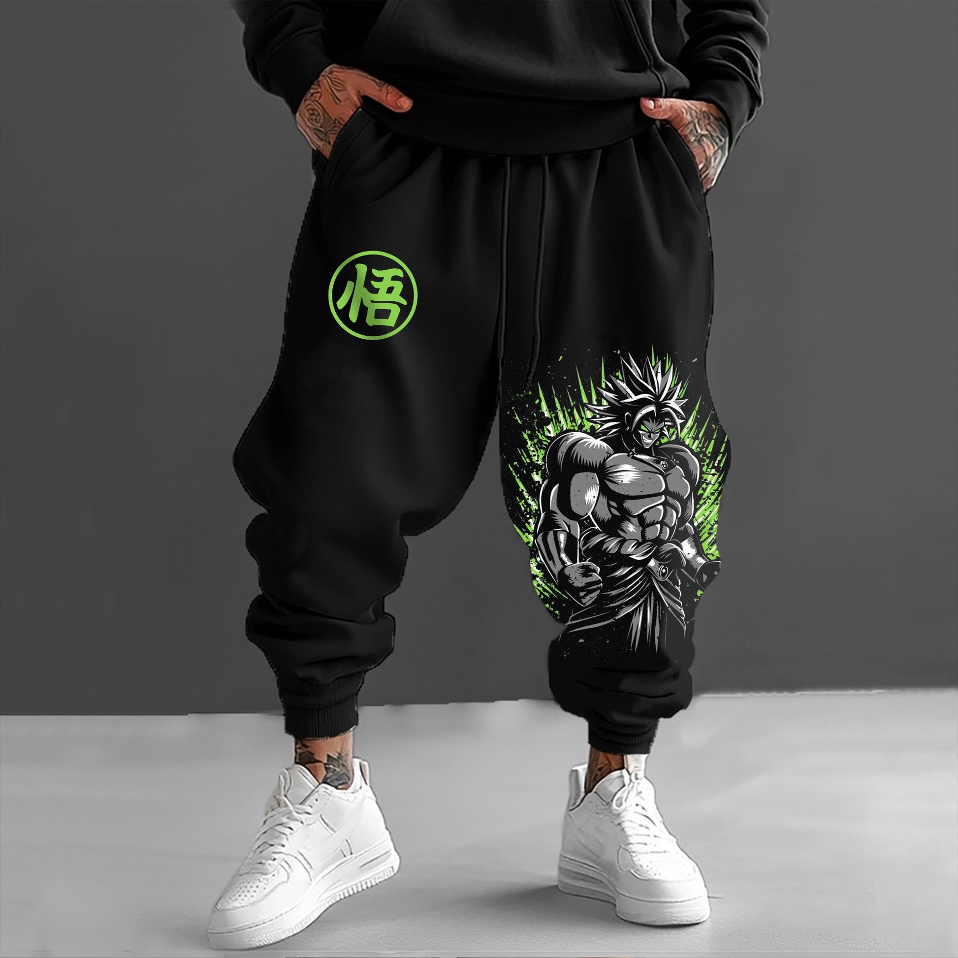Unisex Casual Anime Streetwear Pants-Anime x kingdom