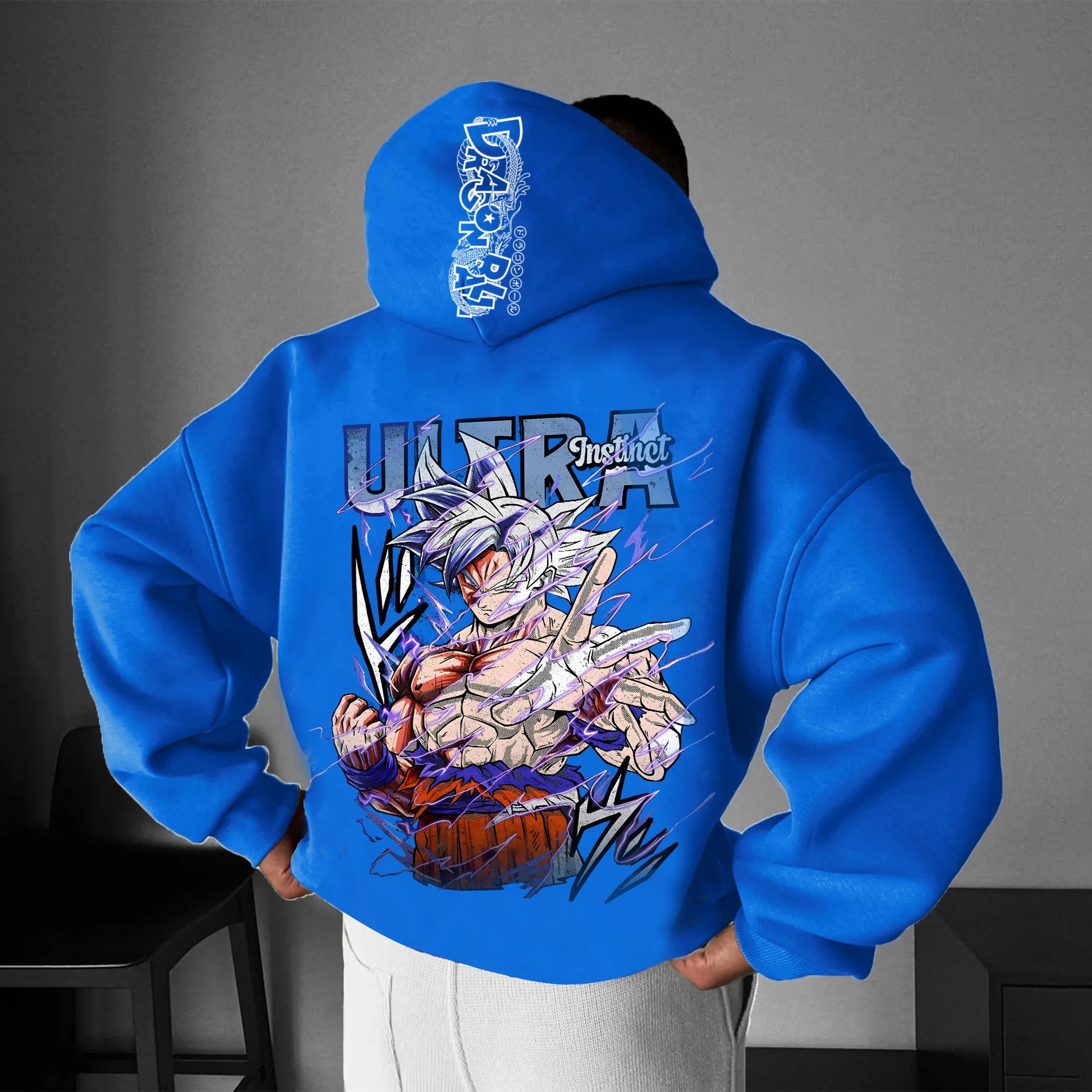 Unisex Anime Print  Casual Oversized Hoodie-Anime x kingdom
