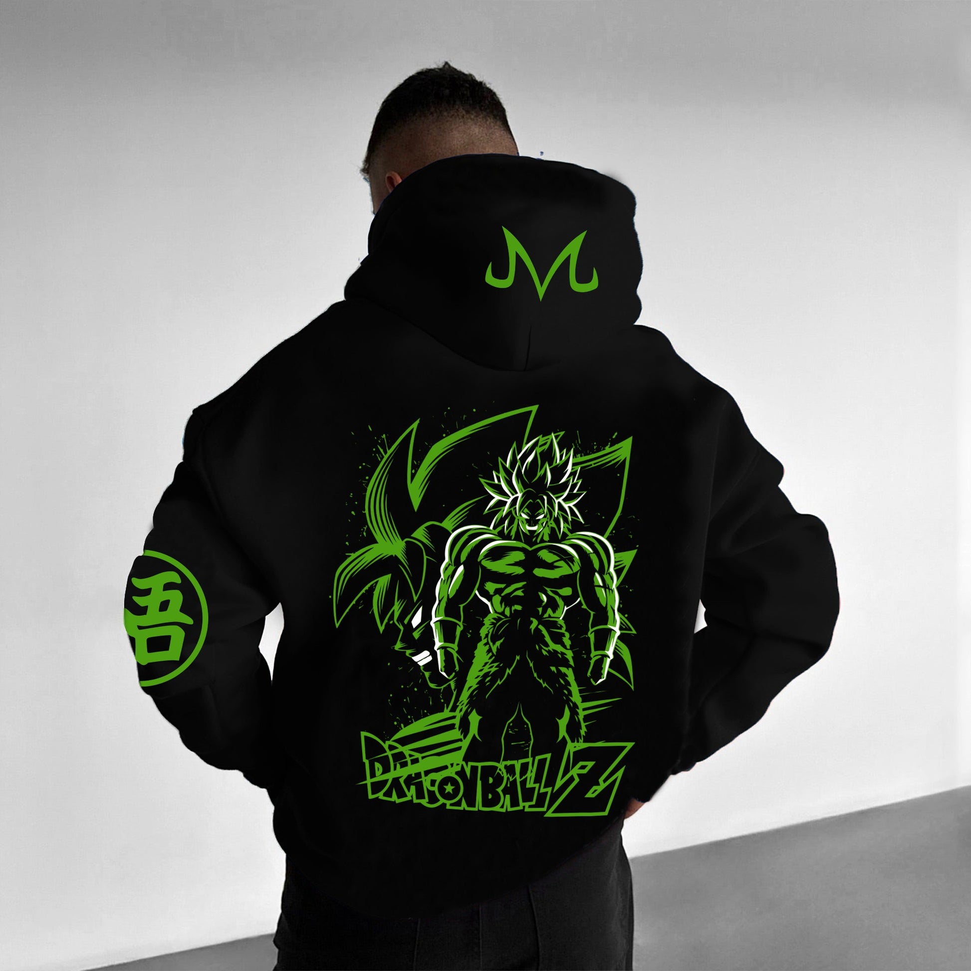 Unisex Anime Print  Casual Oversized Hoodie-Anime x kingdom
