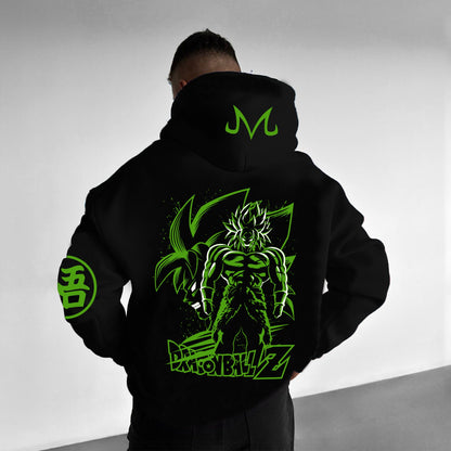 Unisex Anime Print  Casual Oversized Hoodie-Anime x kingdom